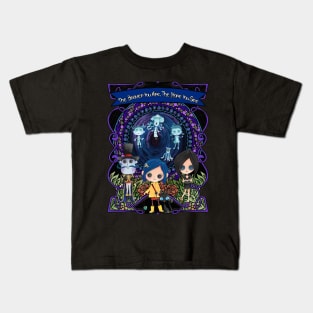 Cora ghost line Kids T-Shirt